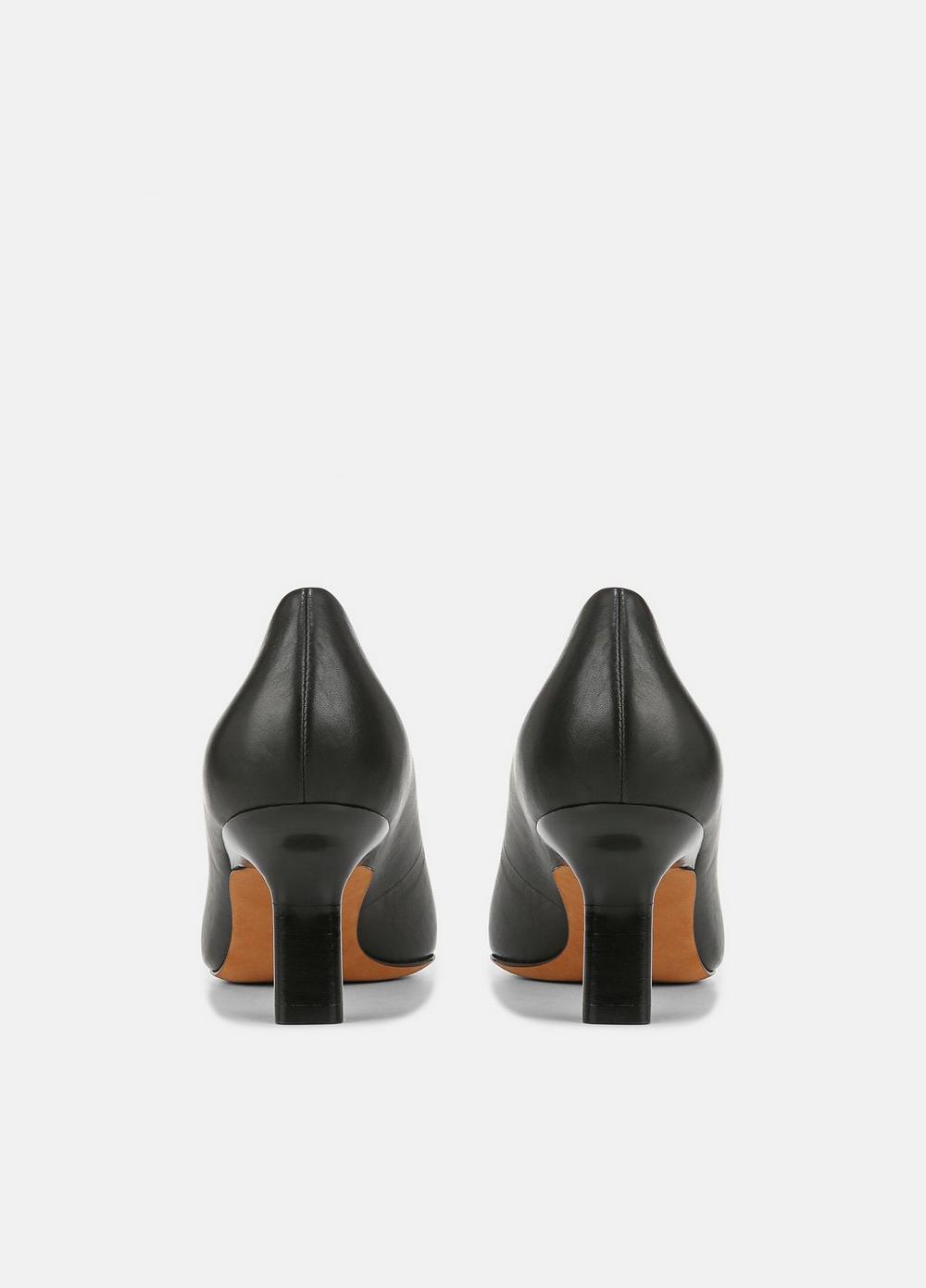Womens Paris Leather Pump, Black, Size 7 Vince Product Image