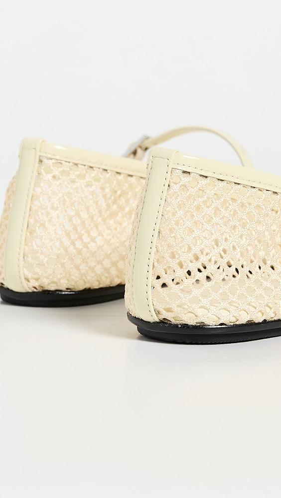 Black Suede Studio Mika Flats | Shopbop Product Image