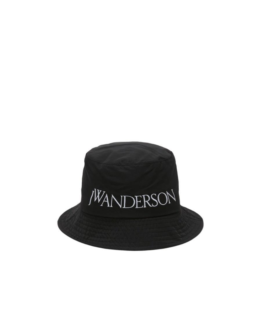 JW ANDERSON Logo-embroidered Tonal-stitching Bucket Hat In Black Product Image