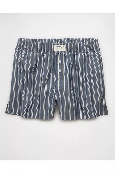 AE Striped Boxer Sleep Short Women's Product Image