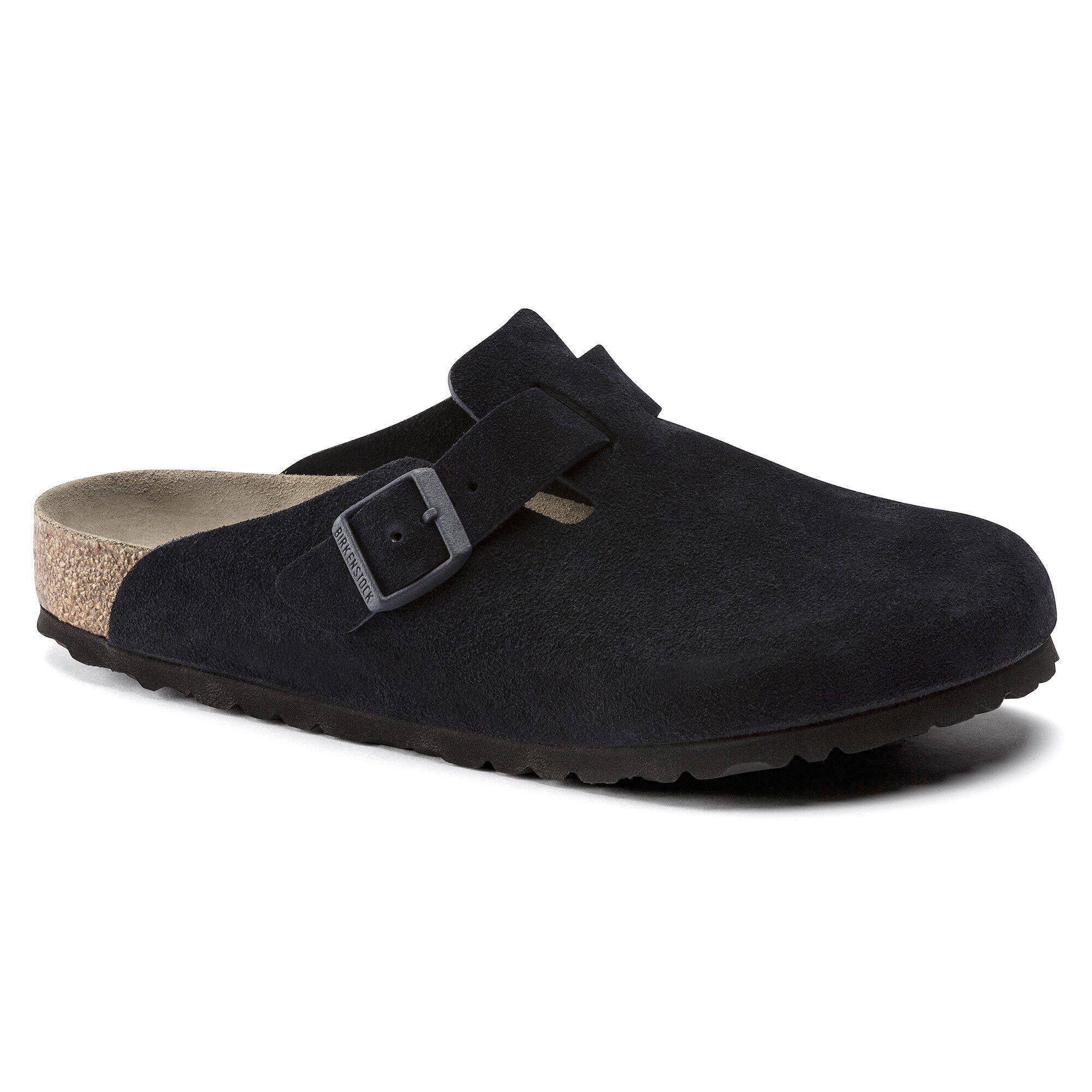 Boston Soft Footbed Suede Leather Midnight Blue Product Image