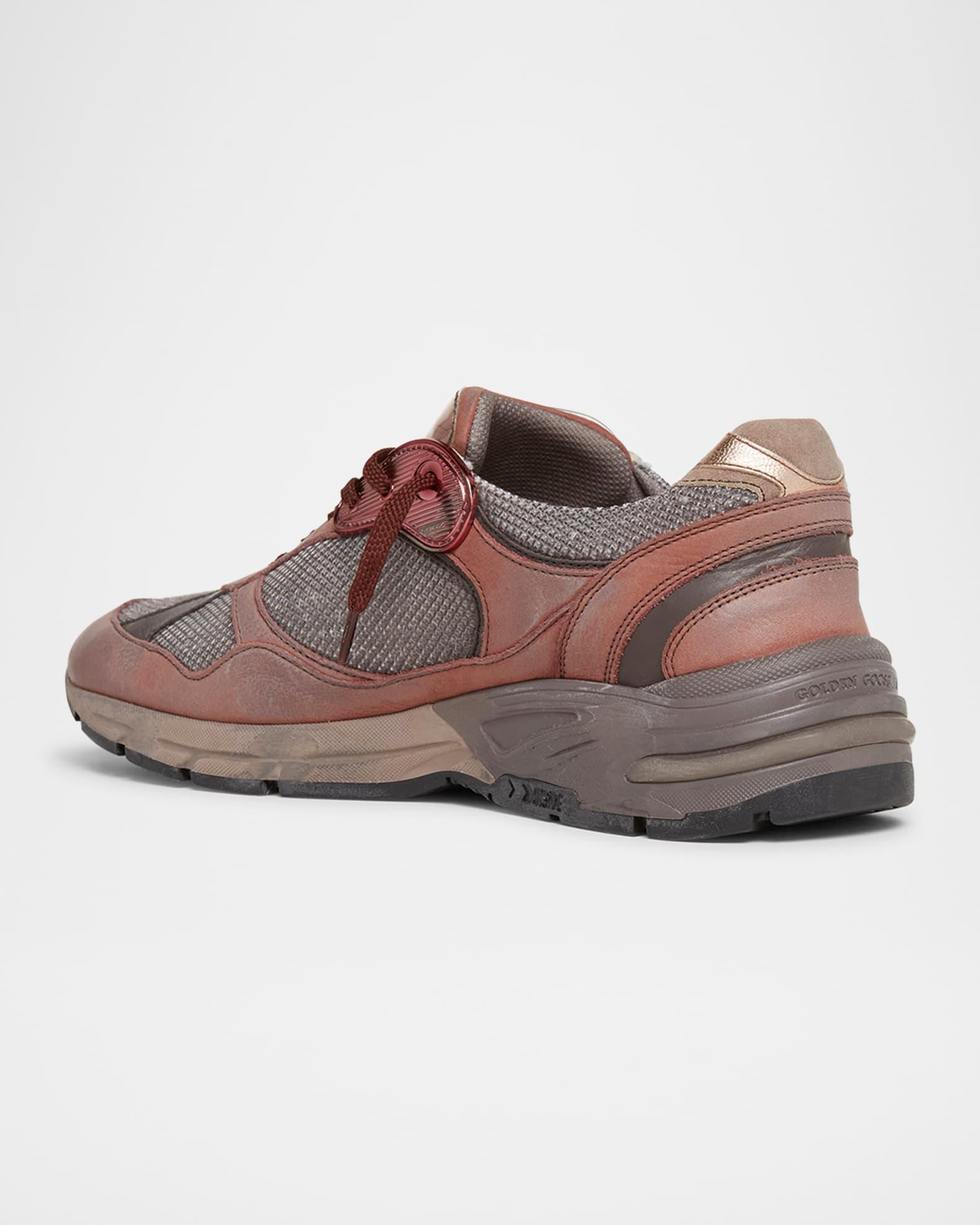 Men's Running Dad Mesh and Leather Sneakers Product Image