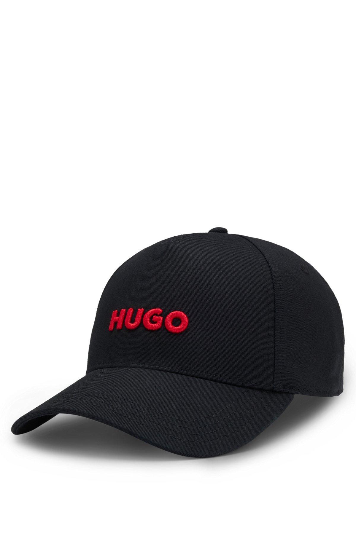Cotton-twill cap with logo on front and visor Product Image