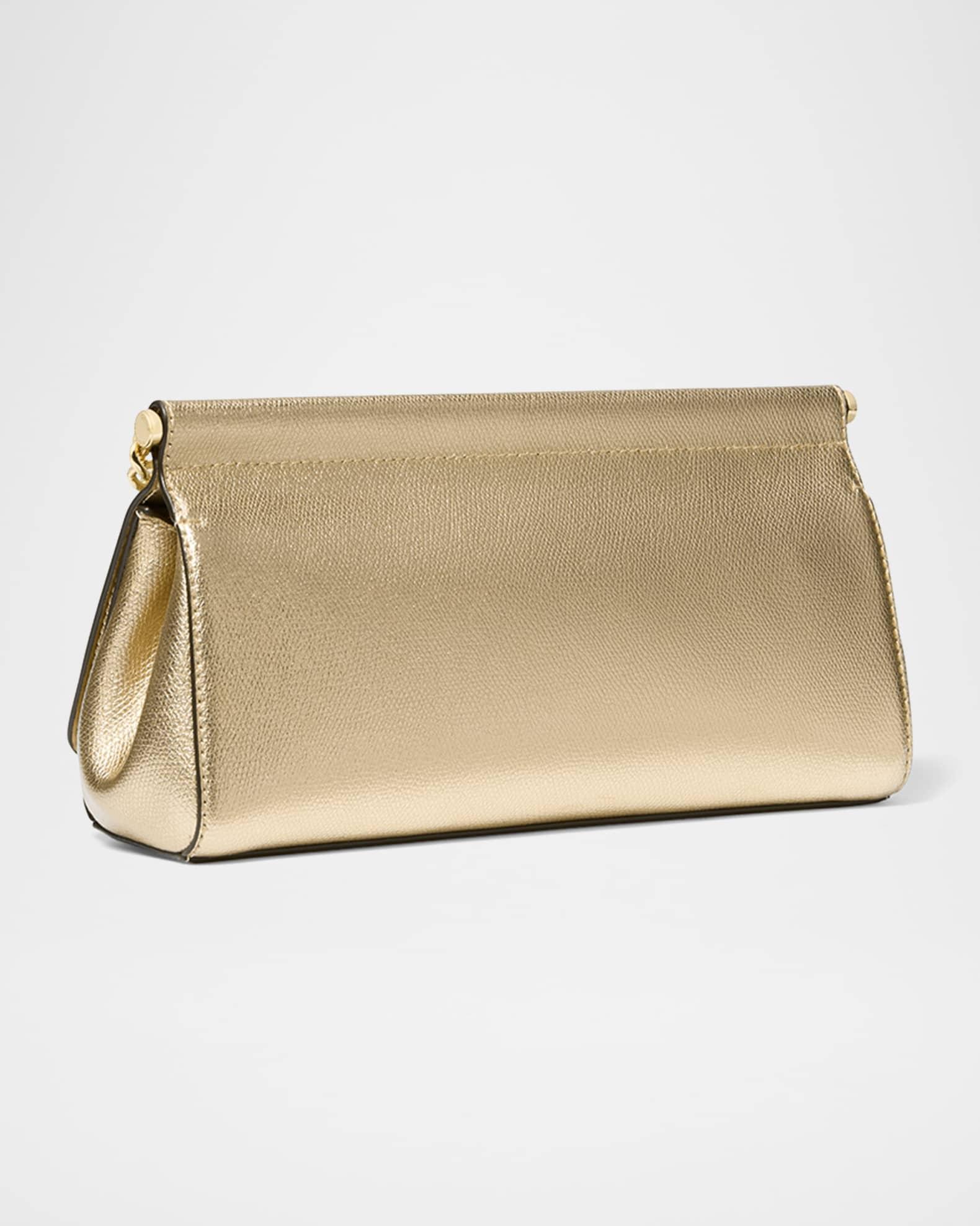 Medium Metallic Leather Clutch Bag Product Image