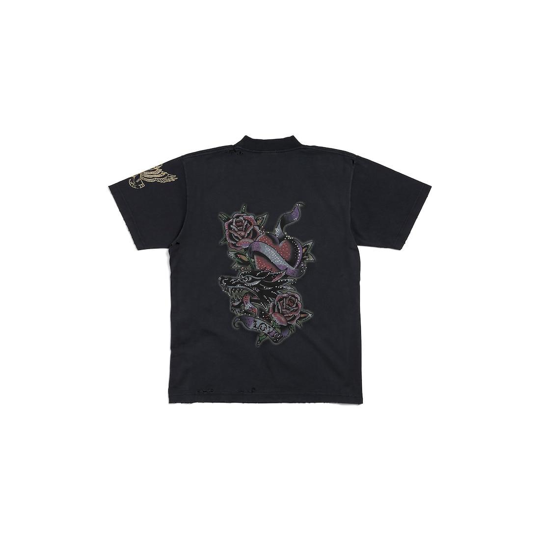 Women's Tacky Tatoo T-shirt Small Fit in Black Faded Product Image