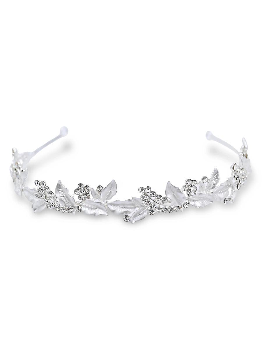 Womens Rhinestone Leaf Pattern Headband Product Image