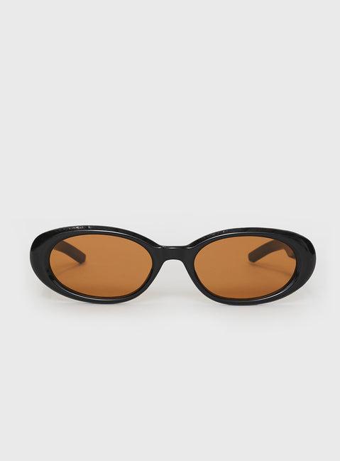 Cassianer Sunglasses Black/ Brown Product Image