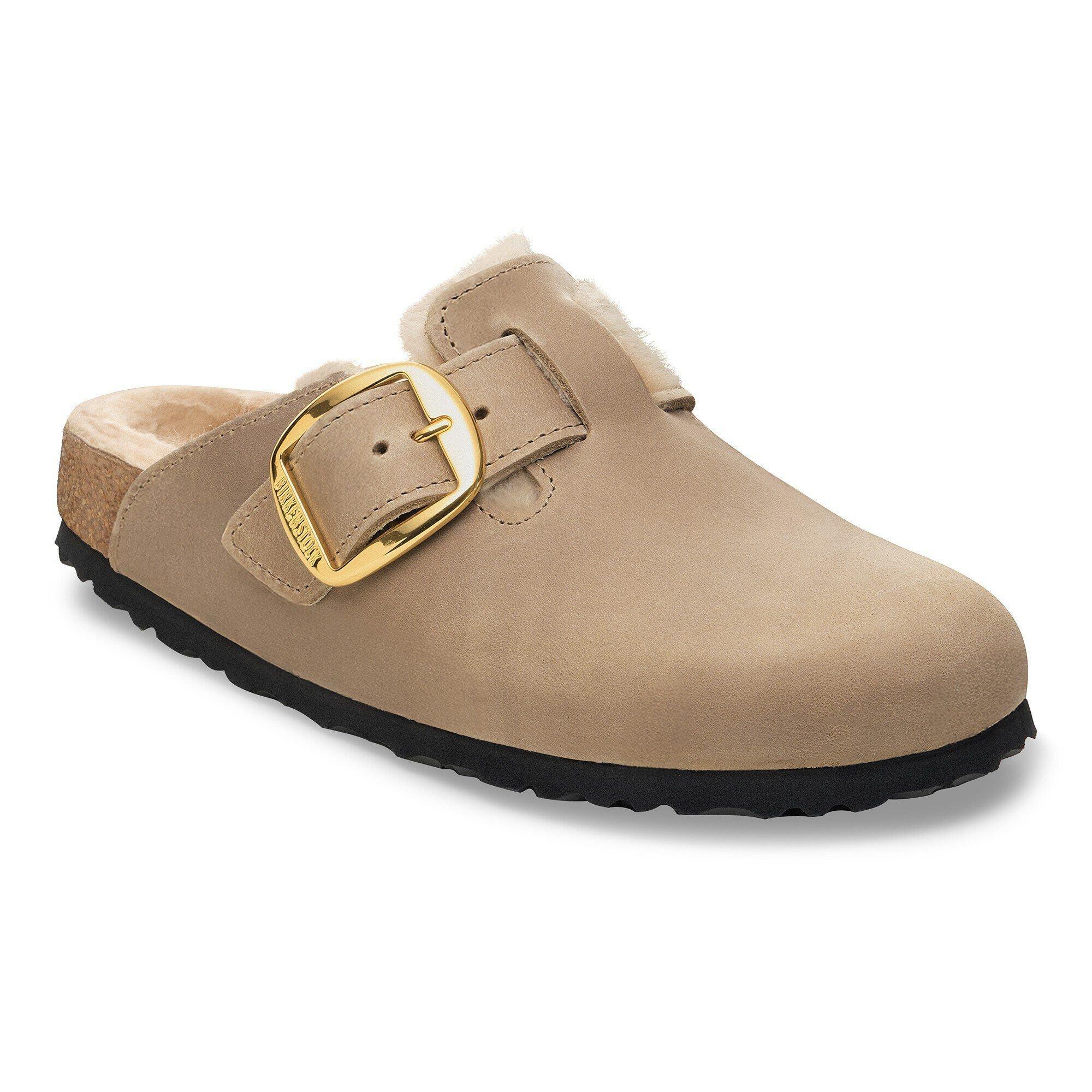 Boston Big Buckle Shearling Natural Leather Oiled Product Image