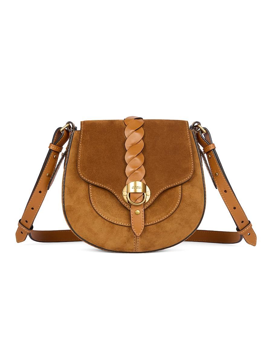 Womens Small Altay Suede Crossbody Bag Product Image