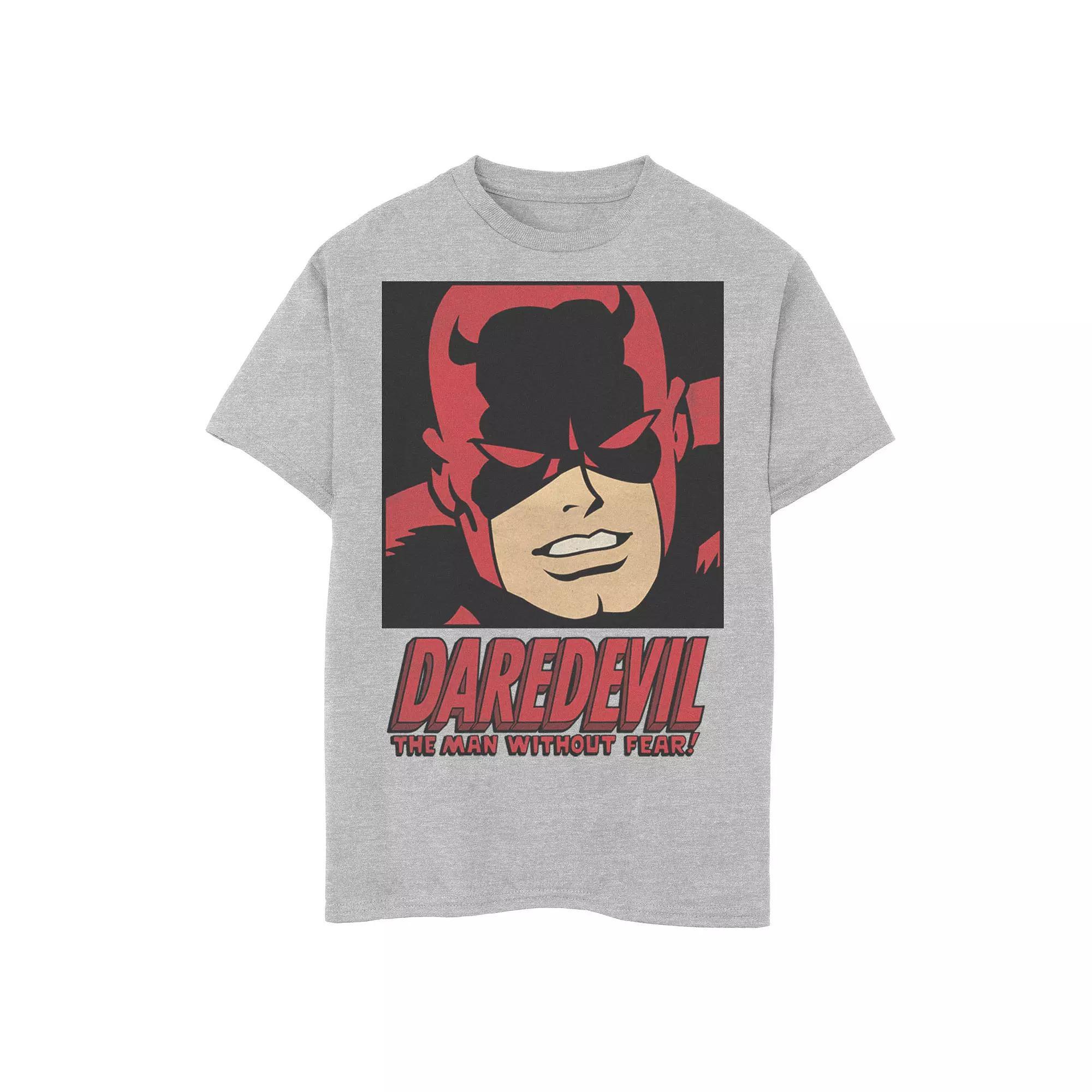 Boys 8-20 Marvel Daredevil Man Without Fear Graphic Tee, Boys Athletic Grey Product Image