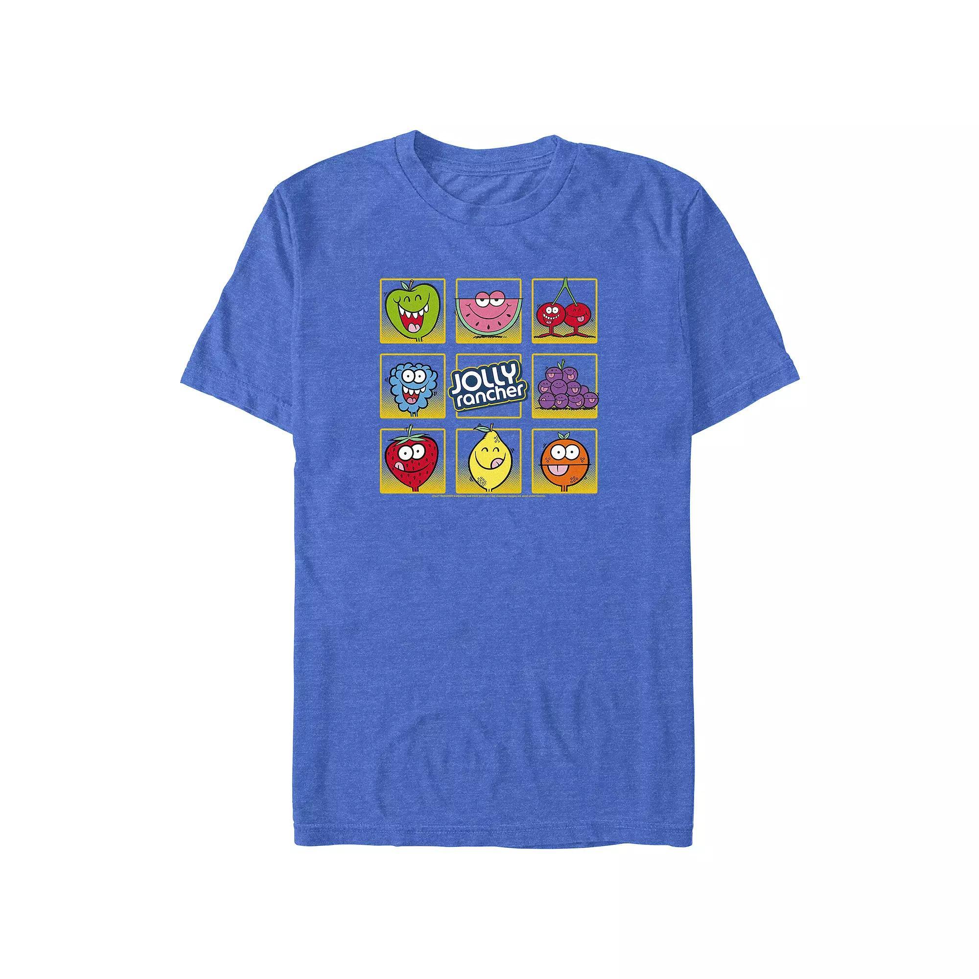 Big & Tall Jolly Rancher Crazy Fruits Graphic Tee, Men's, Size: 3XL, Royal Grey Product Image