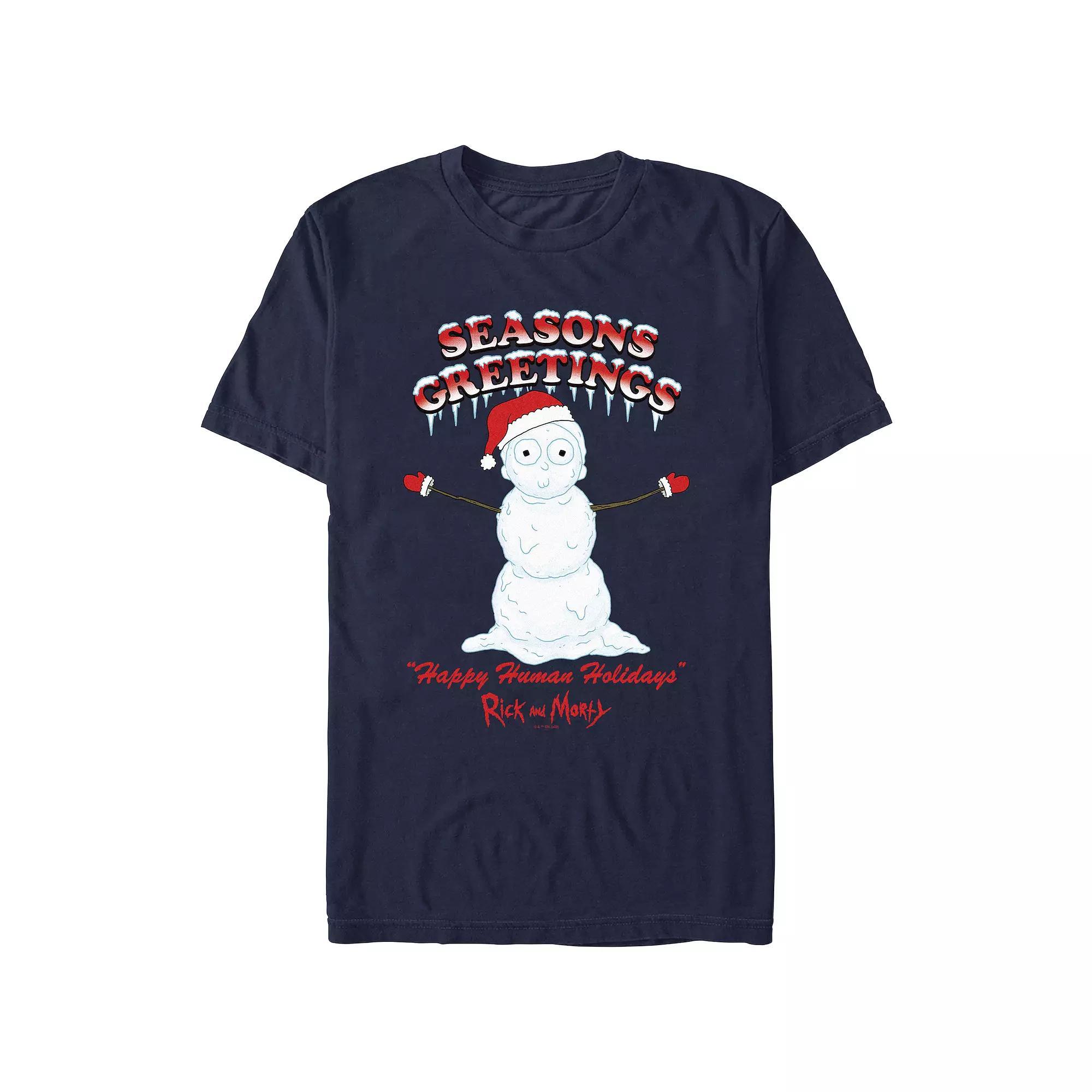 Big & Tall Dr. Seuss Grinch Wearing Santa Hat Graphic Tee, Men's, Size: XS, Kelly Product Image