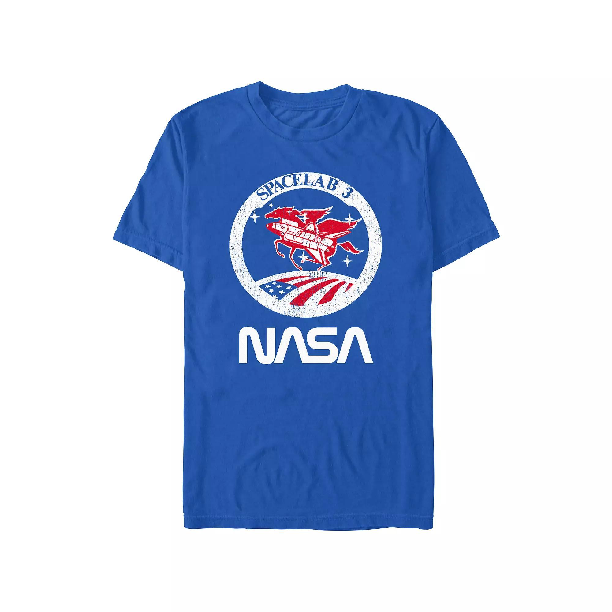 Men's Nasa Spacelab 3 Graphic Tee, Size: XS, Royal Product Image