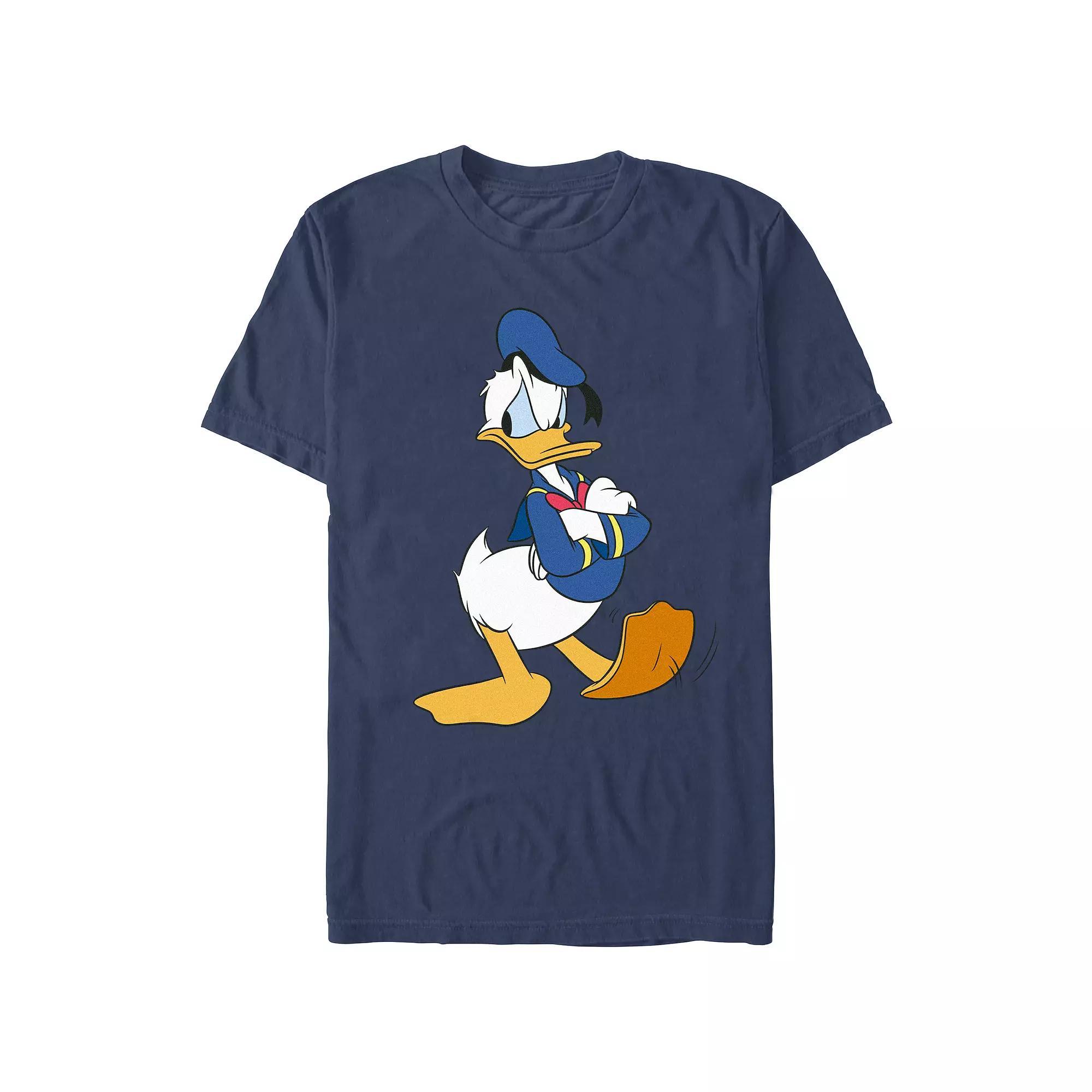 Men's Comfort Colors® Disney's Donald Duck Angry Tapping Foot Graphic Tee, Size: XL, Blue Product Image