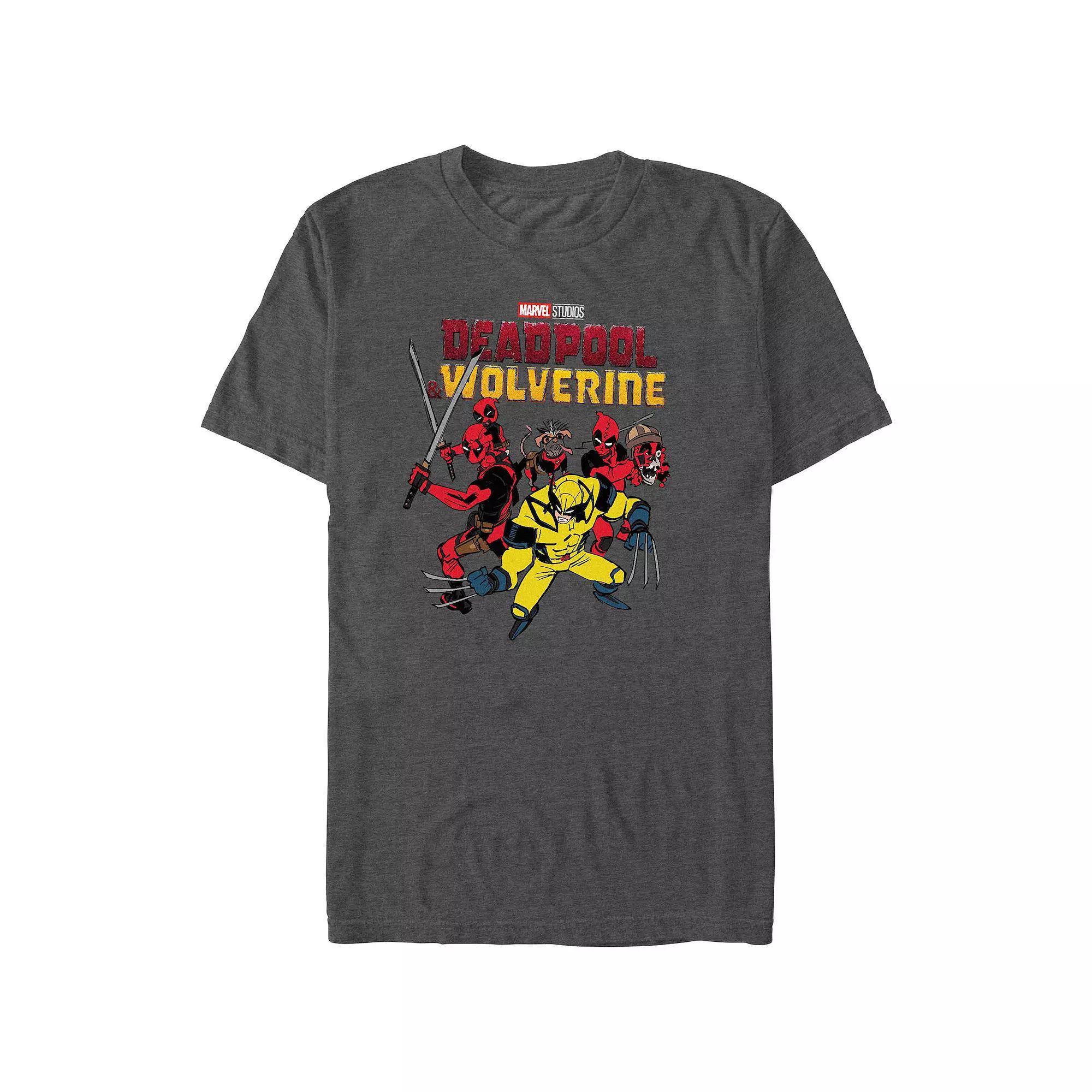 Disney's Mickey Mouse Birthday Boy Big & Tall Graphic Tee, Men's, Size: 4XL Tall, Royal Grey Product Image