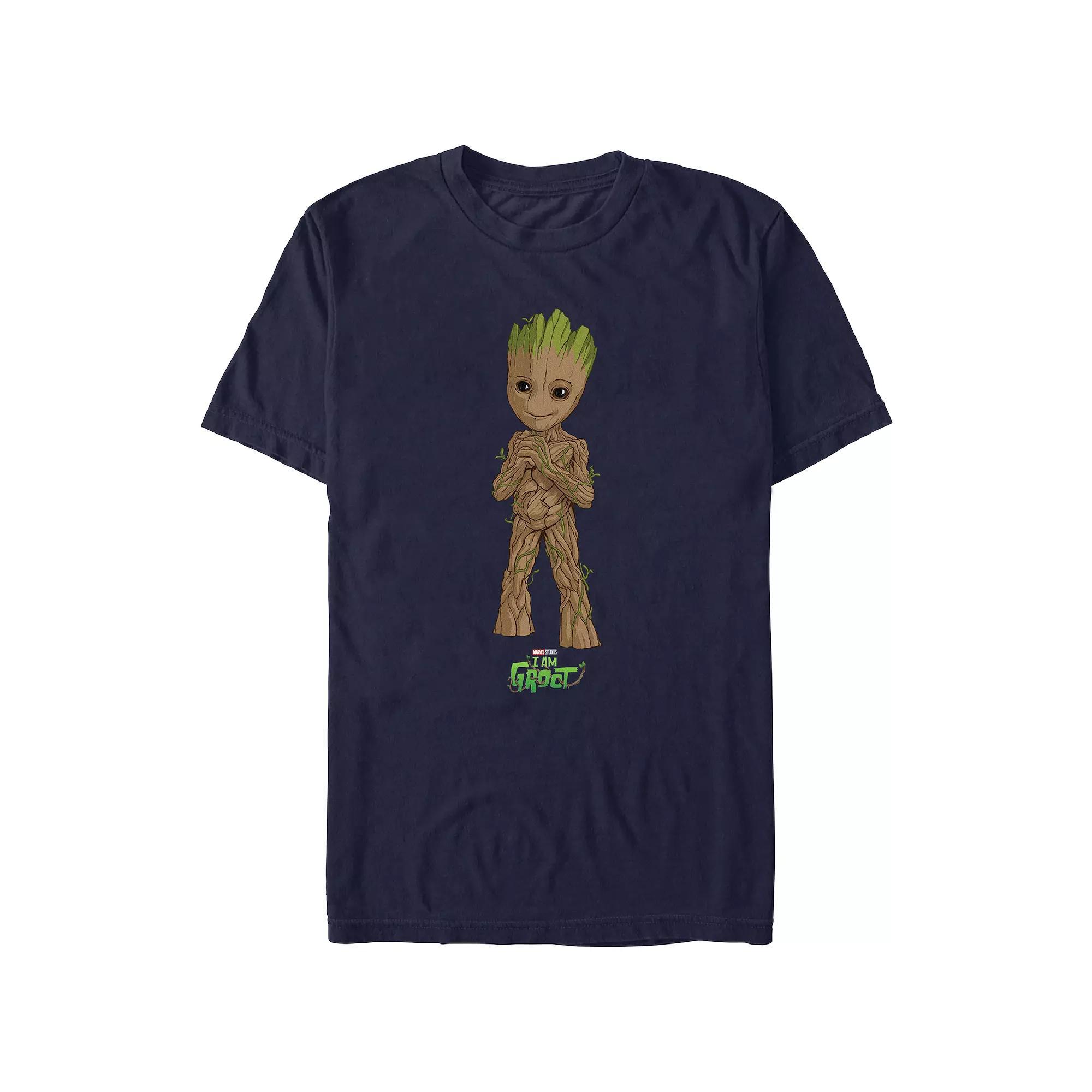 Men's I Am Groot Cute Groot Graphic Tee, Size: XS, Blue Product Image