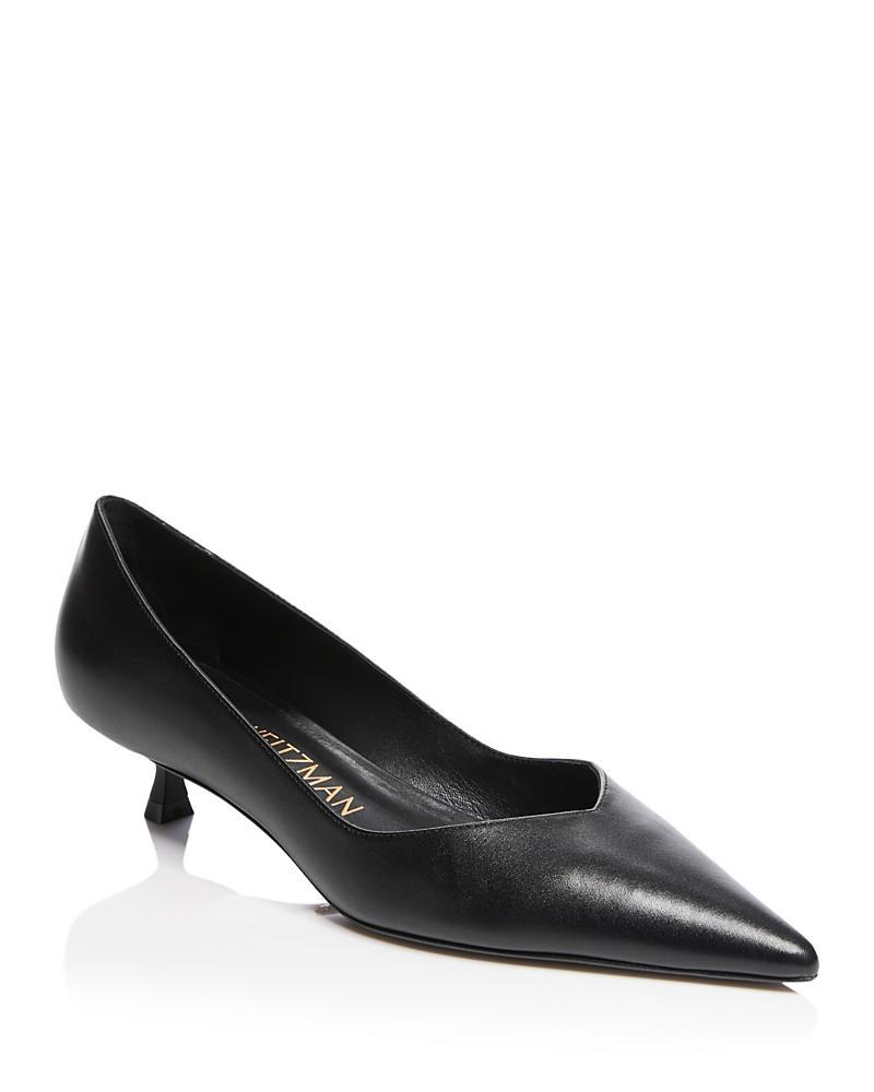 Stuart Weitzman Womens Eva 35 Pointed Toe Pumps Product Image
