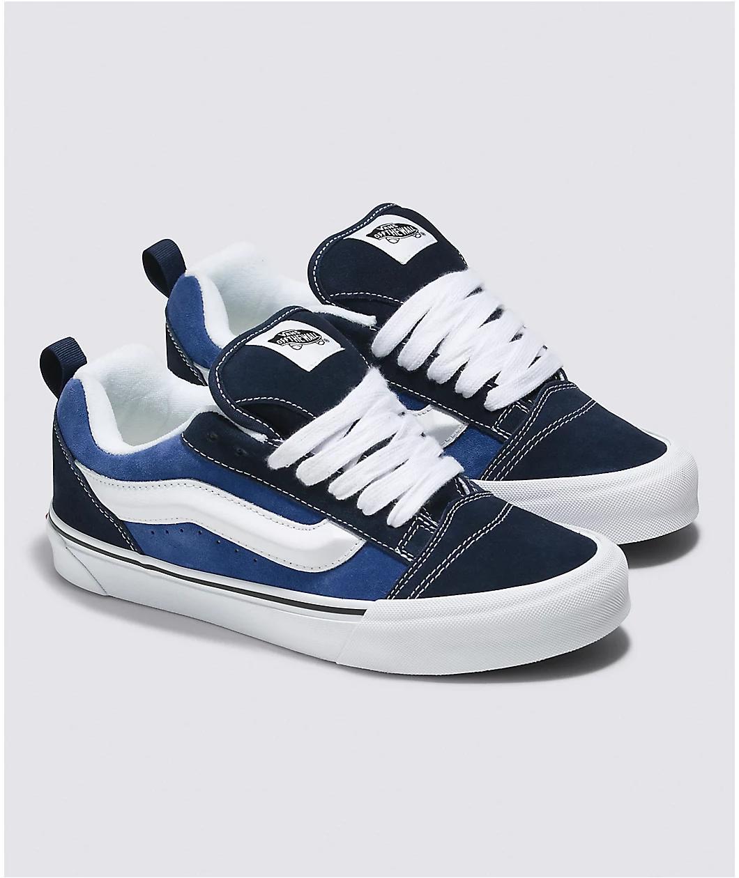 Vans Knu Skool Navy Blue Skate Shoes Product Image