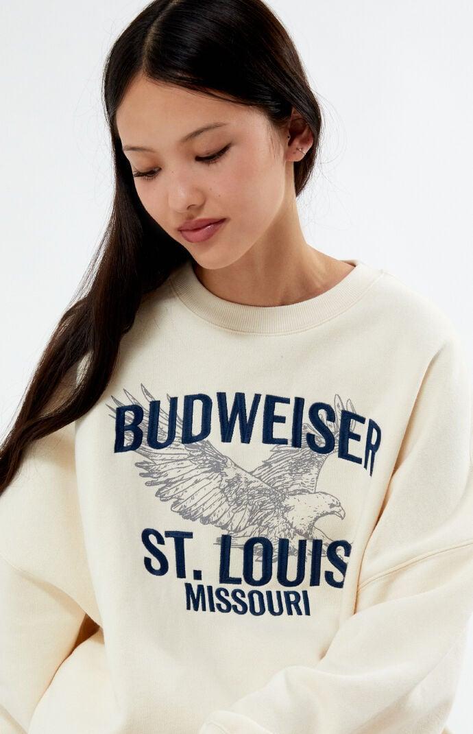 Budweiser Women's By PacSun St. Louis Crew Neck Sweatshirt Product Image