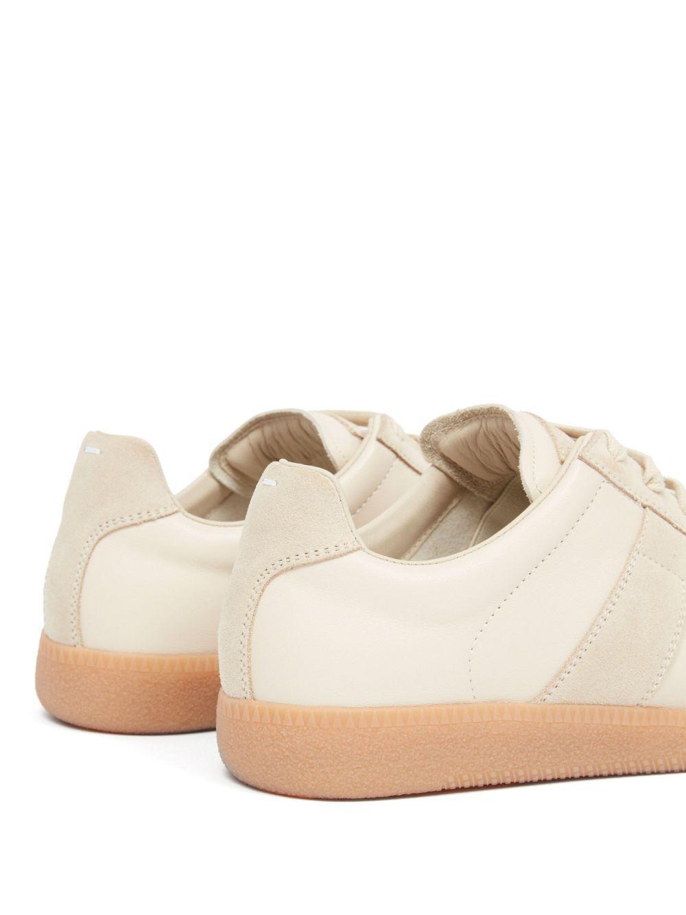 Replica low-top leather sneakers Product Image