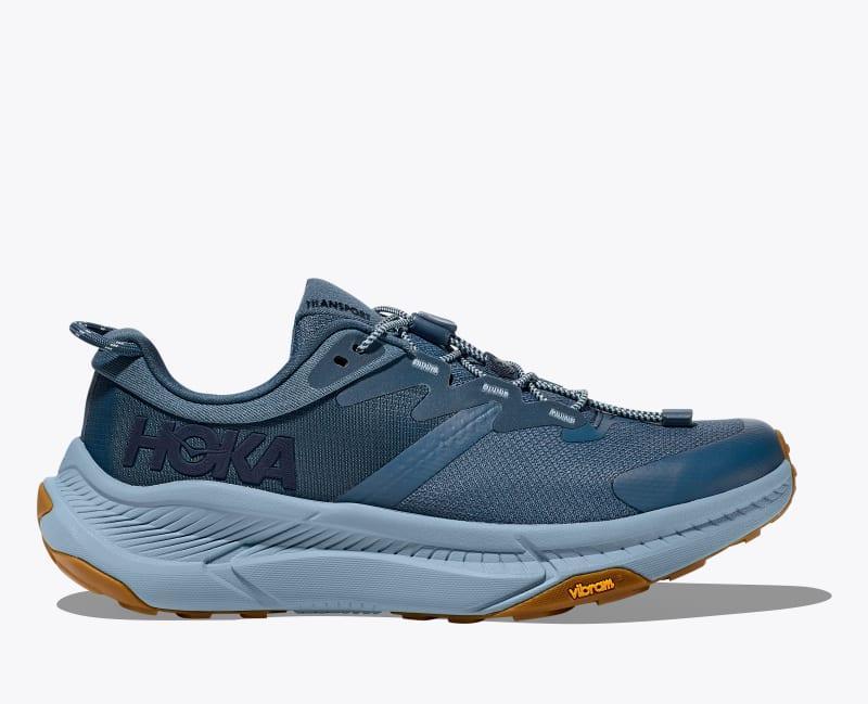 HOKA Men's Transport Shoes in Putty/Downpour, Size 11 Product Image