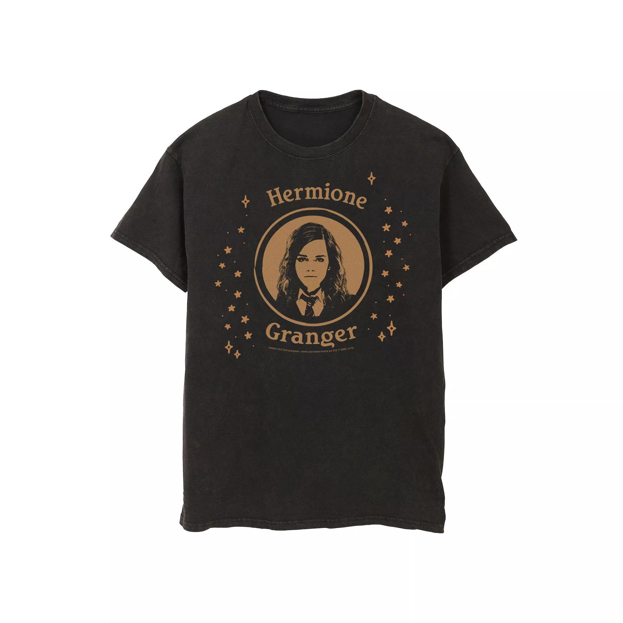 Men's Harry Potter Hermione Granger Simple Portrait Tee, Size: Medium, Black Product Image