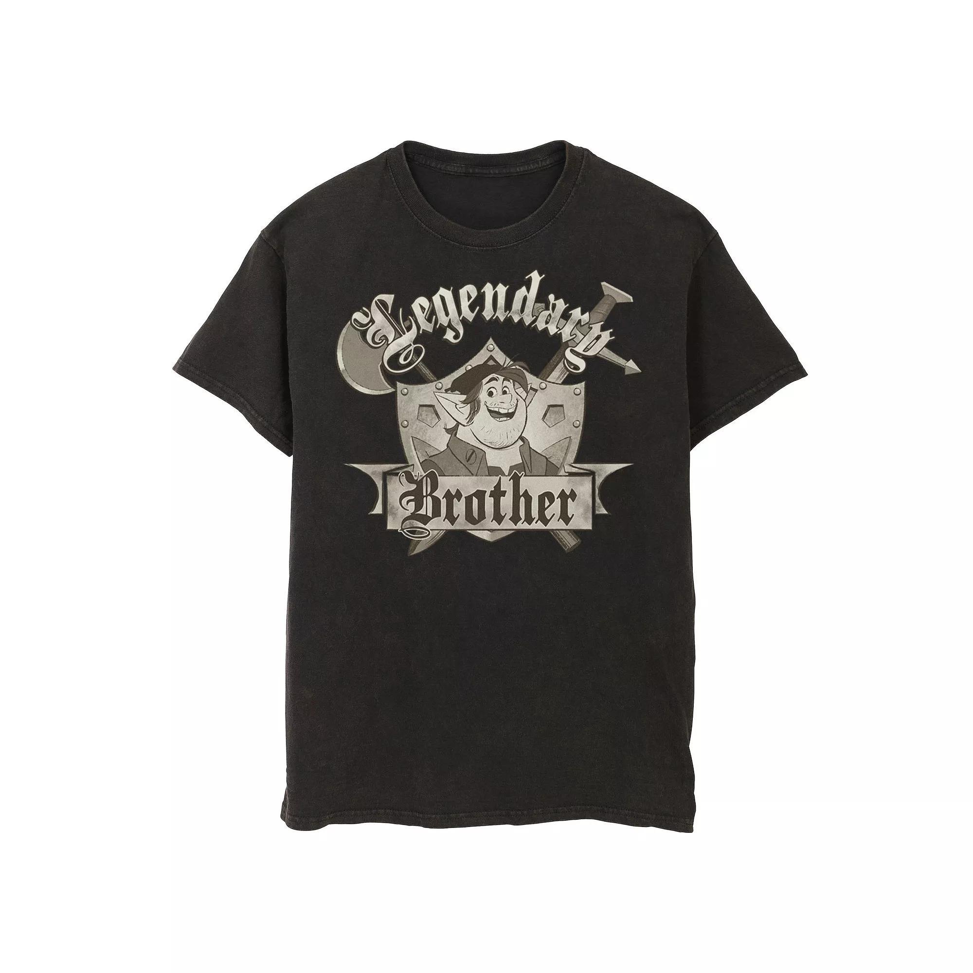 Disney / Pixar's Onward Barley Men's Legendary Brother Tee, Size: XXL, Black Product Image