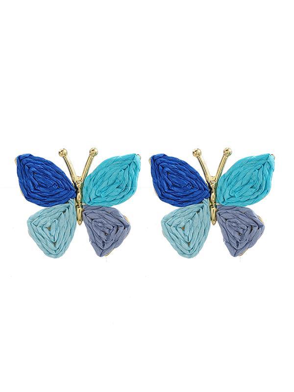 Butterfly Shape Drop Earrings Product Image