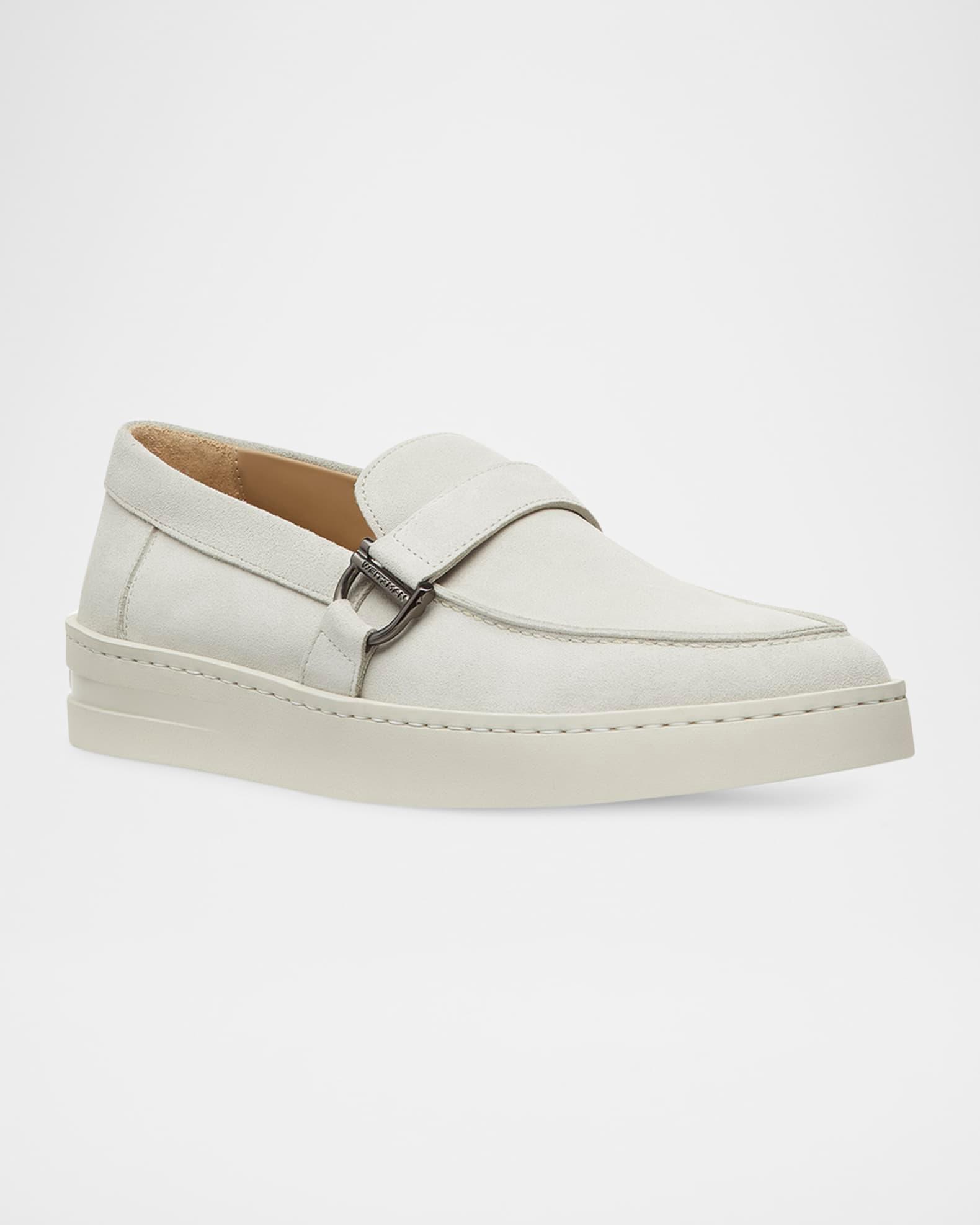 Men's Hamptons Suede Buckle Loafers Product Image