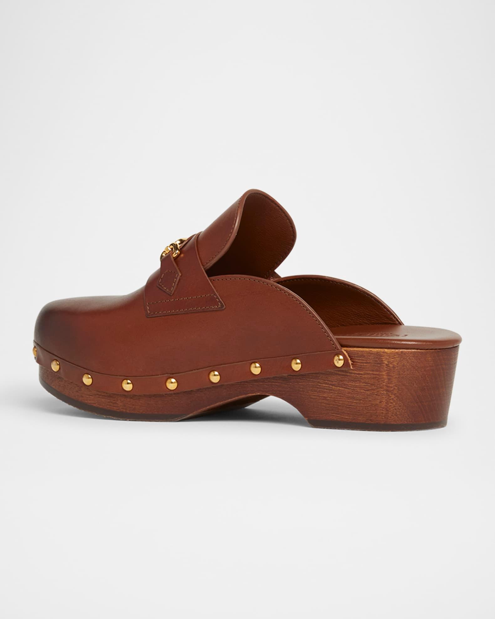 Whitney Leather Clogs Product Image