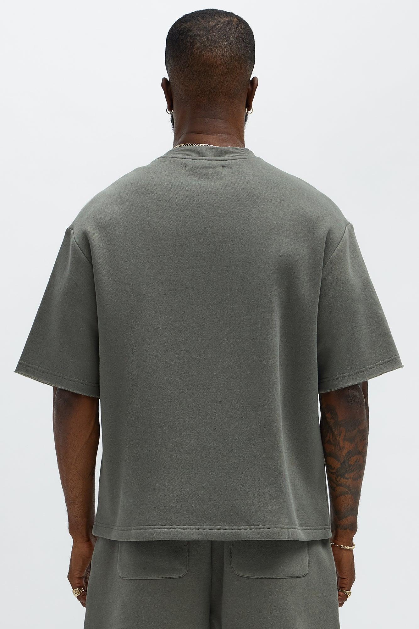 Tyson Trust Issues Short Sleeve Tee - Dark Grey Male Product Image