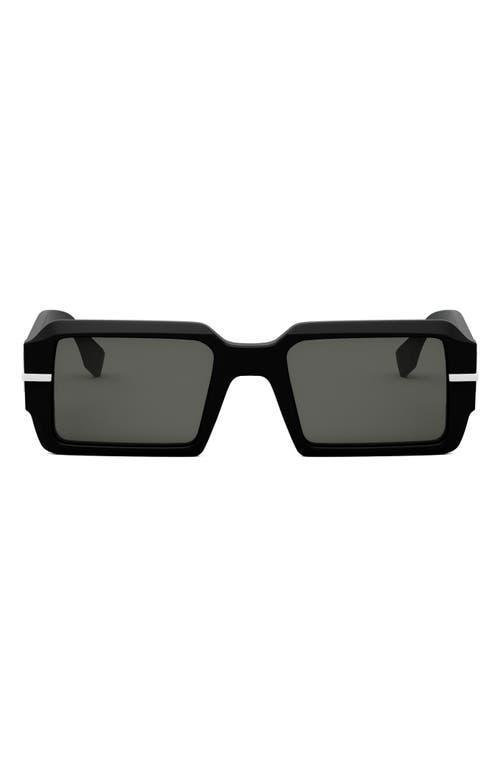 Fendi Fendigraphy Rectangular Sunglasses, 52mm Product Image