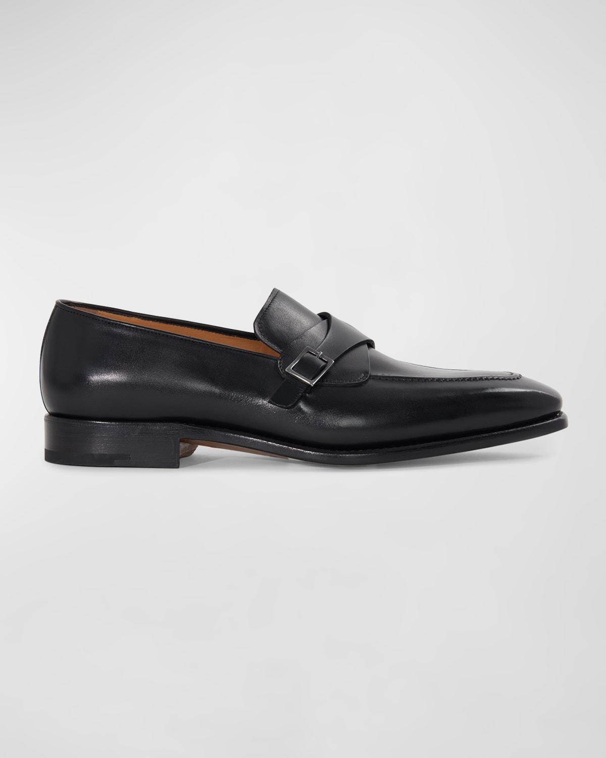 Mens Gideon Leather Venetian Loafers Product Image