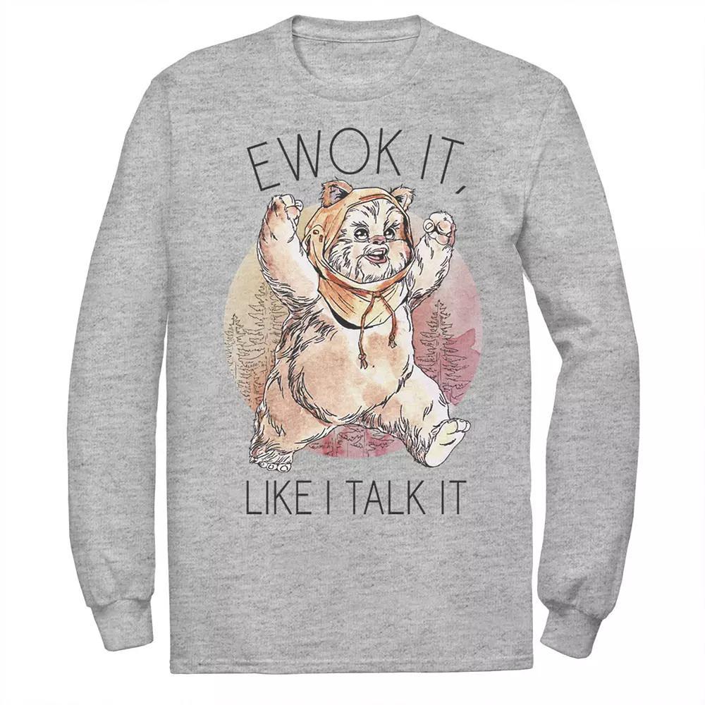 Men's Star Wars Ewok It Tee, Size: XXL, Athletic Grey Product Image