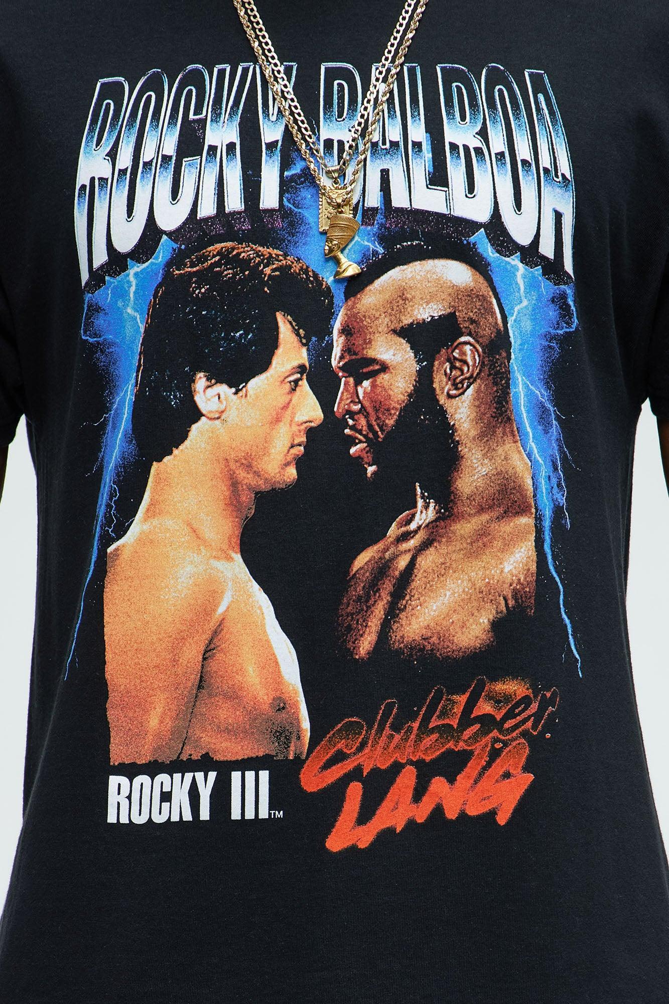 Rocky Vs Balboa Short Sleeve Tee - Black Product Image