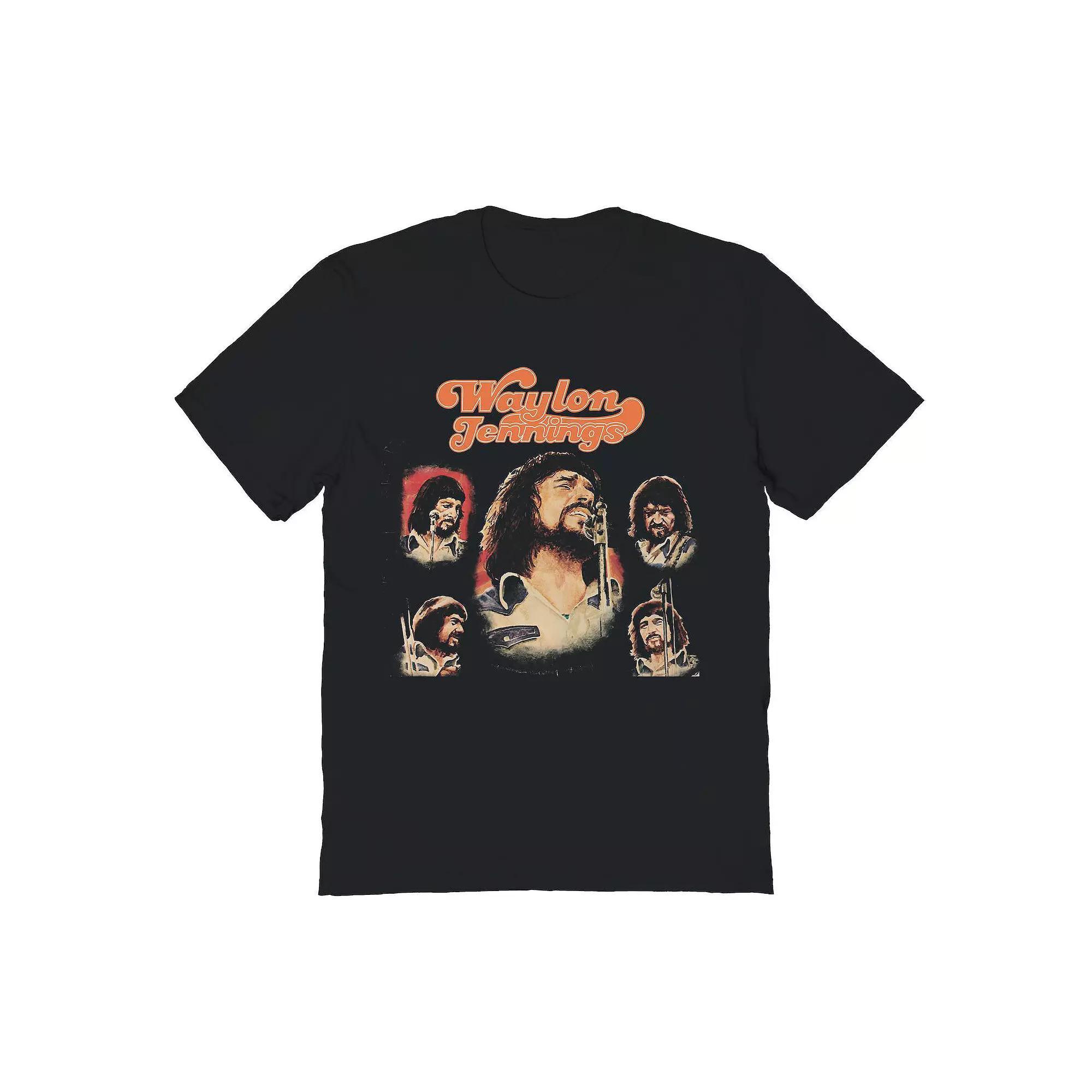 Men's Waylon Jennings Texas 78 Graphic Tee, Size: XXL, Black Product Image