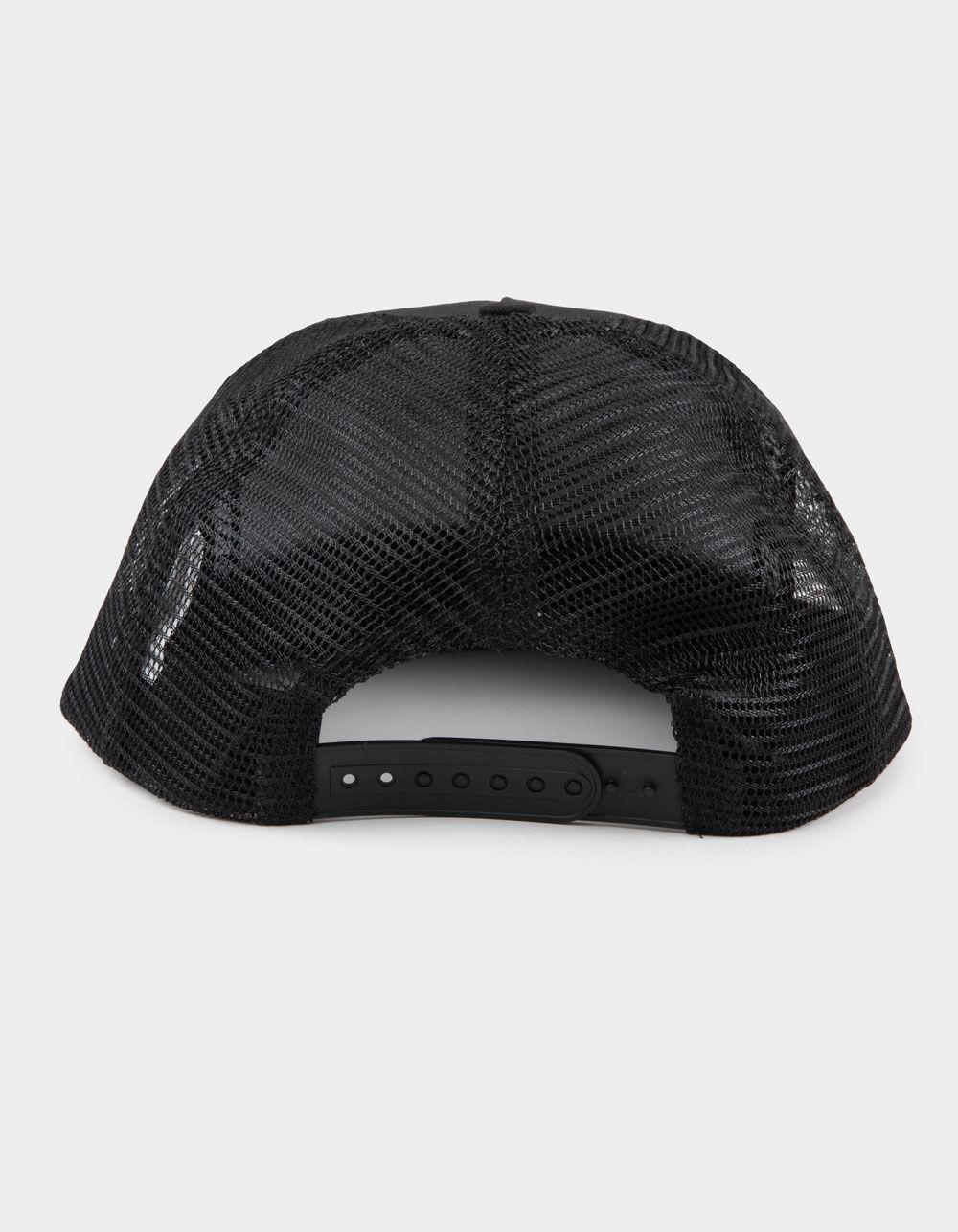 SANTA CRUZ Embroidered Structured Trucker Hat - BLACK Product Image