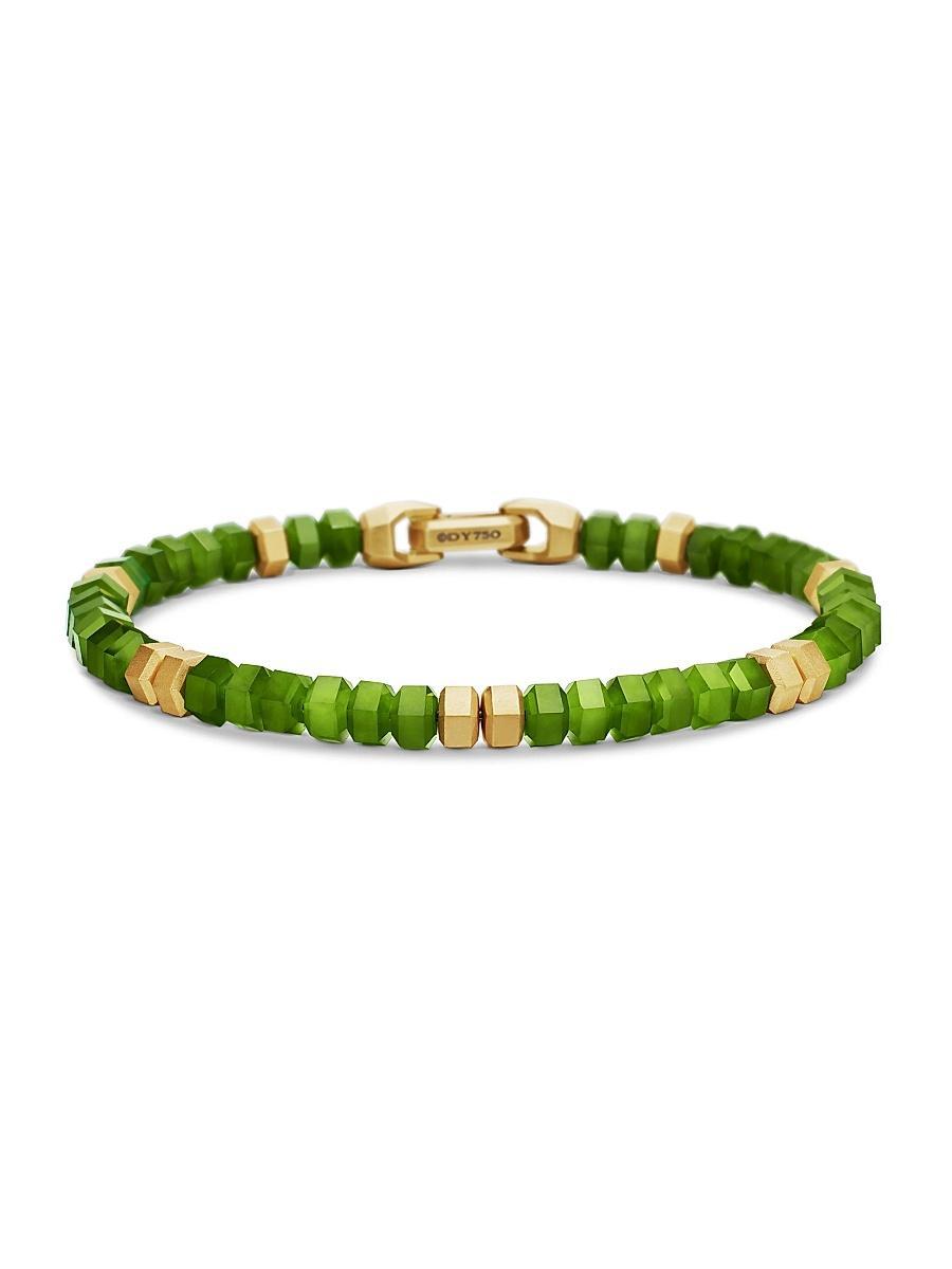 Mens Hex Bead Bracelet Product Image