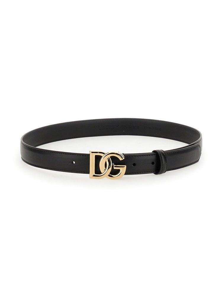 DOLCE & GABBANA Dg Logo Buckle Belt In Black Product Image