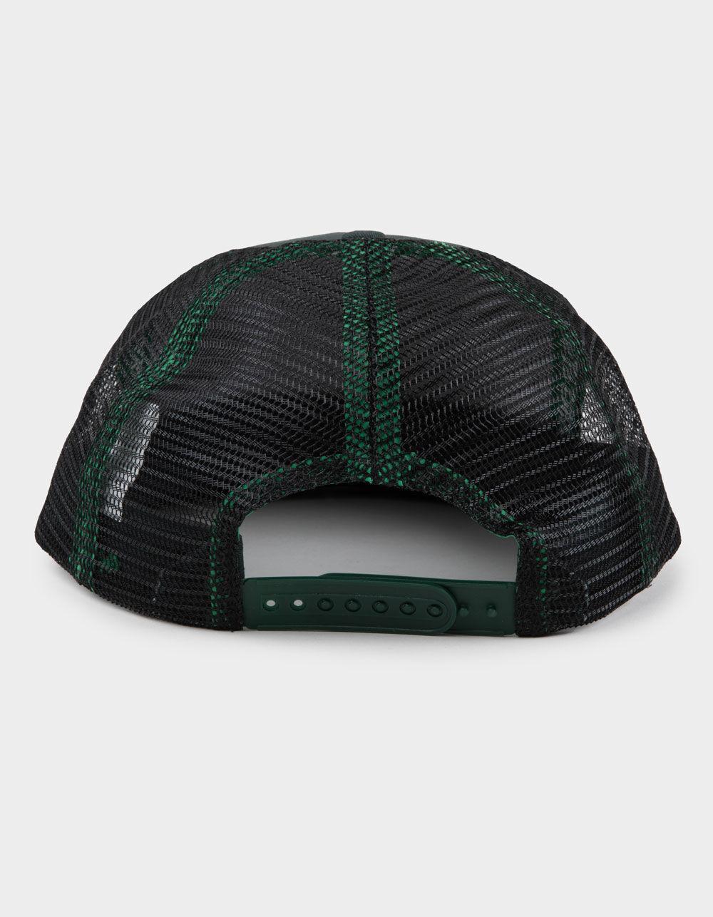 SANTA CRUZ Embroidered Structured Trucker Hat - BLACK Product Image