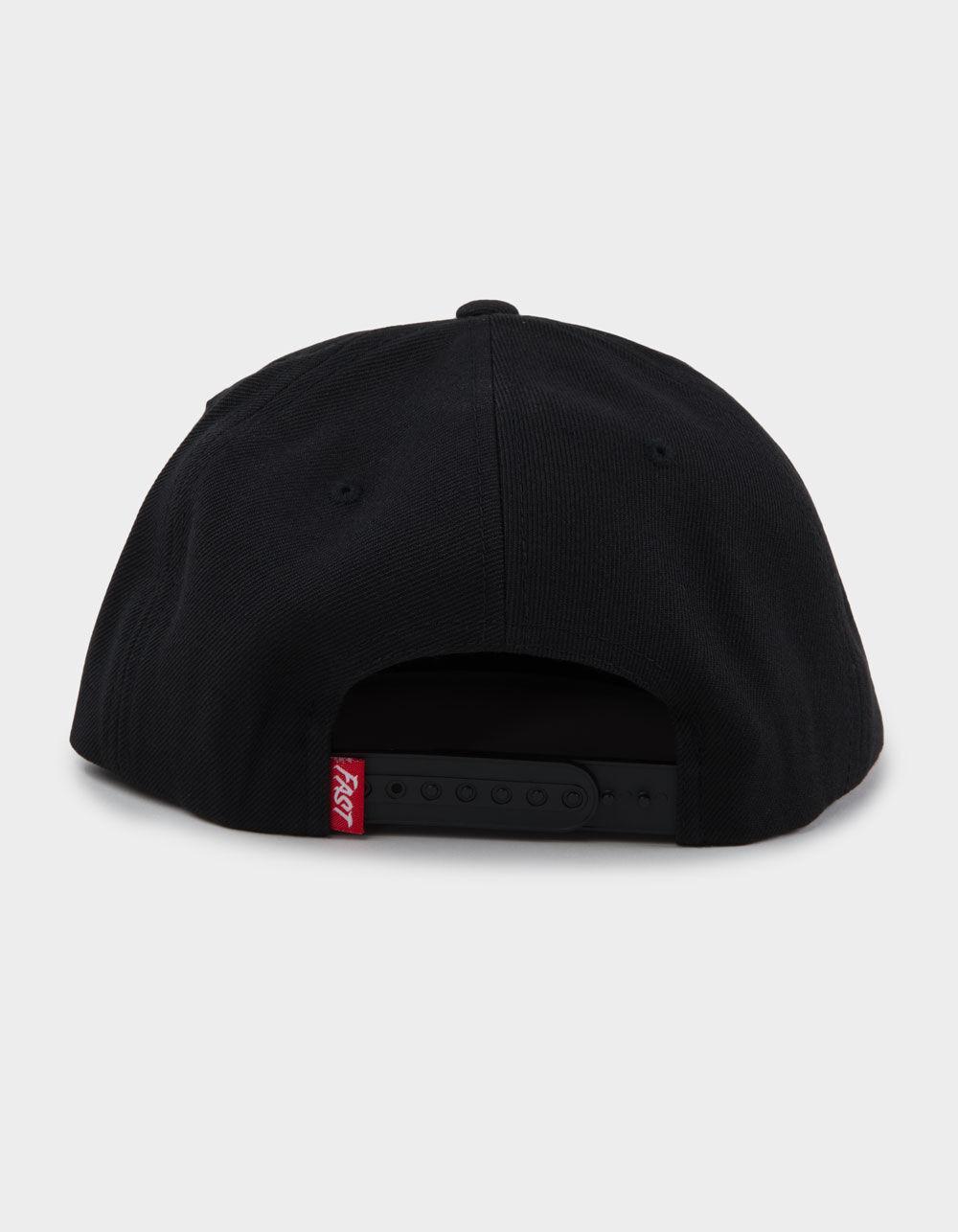 FASTHOUSE Mixin Gas Snapback Hat - BLACK Product Image