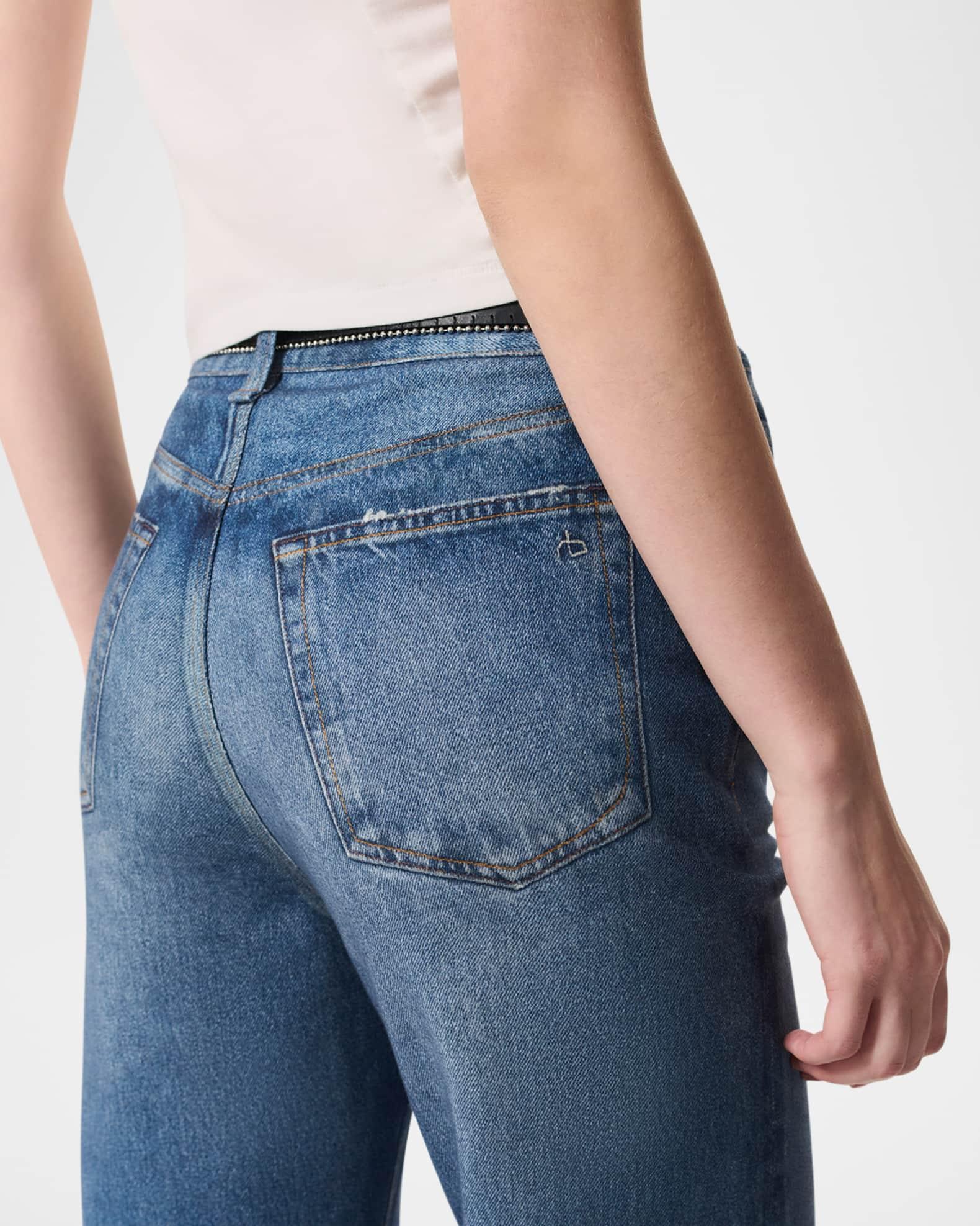 Miramar Shea High-Rise Ankle Straight Jeans Product Image