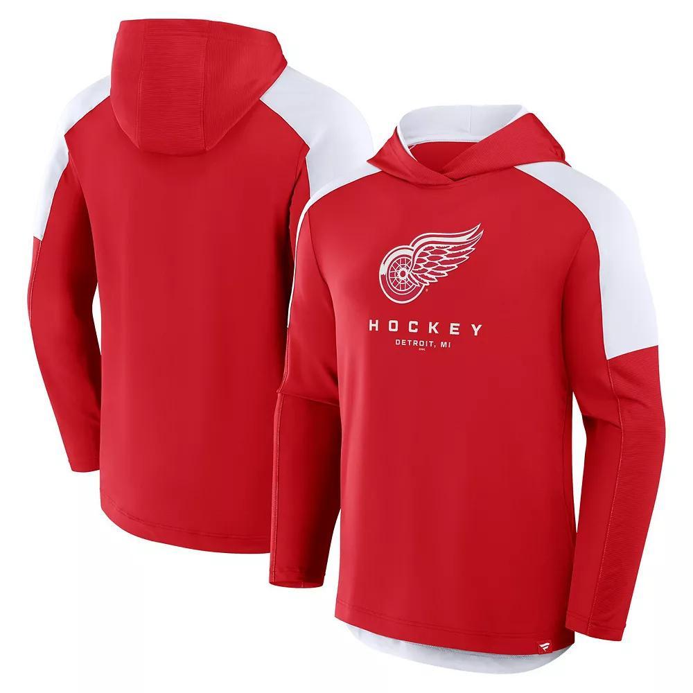 Men's Fanatics Red Detroit Red Wings Meta Game Transitional Pullover Hoodie, Size: XL Product Image