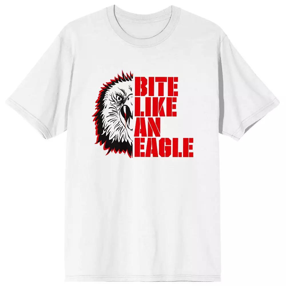 Men's Cobra Kai Bite Like An Eagle Tee, Size: Large, White Product Image