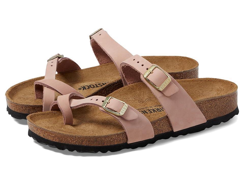 Birkenstock Womens Mayari Nubuck Thong Sandals Product Image