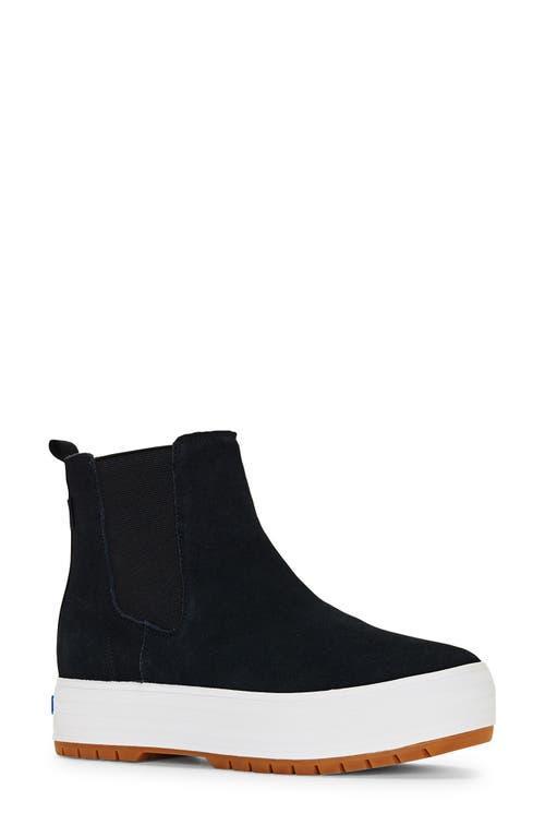 Keds The Platform Chelsea Lug Suede) Women's Boots Product Image