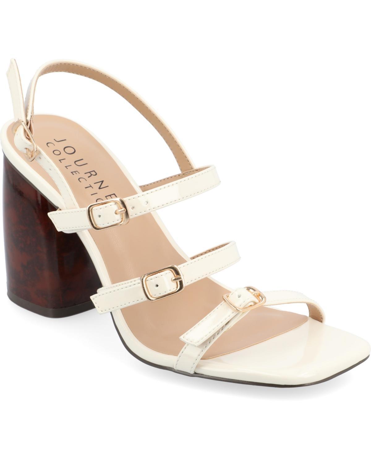 Journee Norina Women's Tru Comfort Foam™ Sandals, Size: 9.5, Off White Product Image