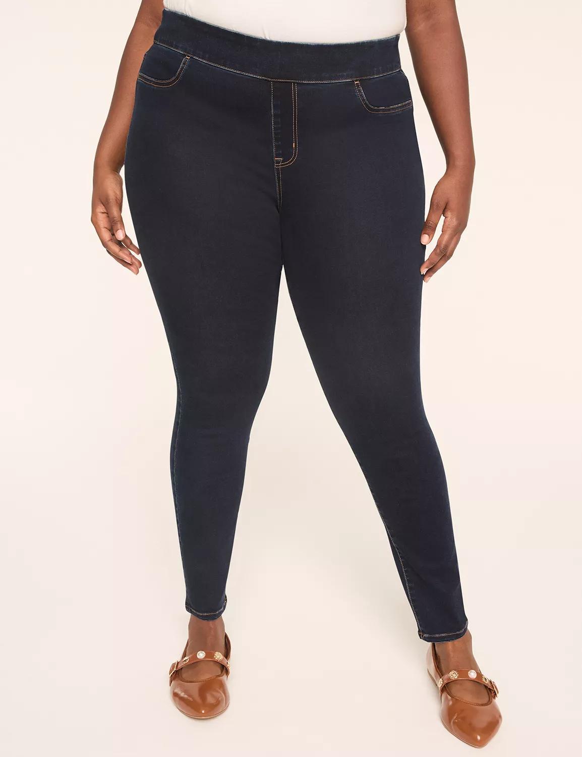 Pull-On High-Rise Sateen Jegging Product Image