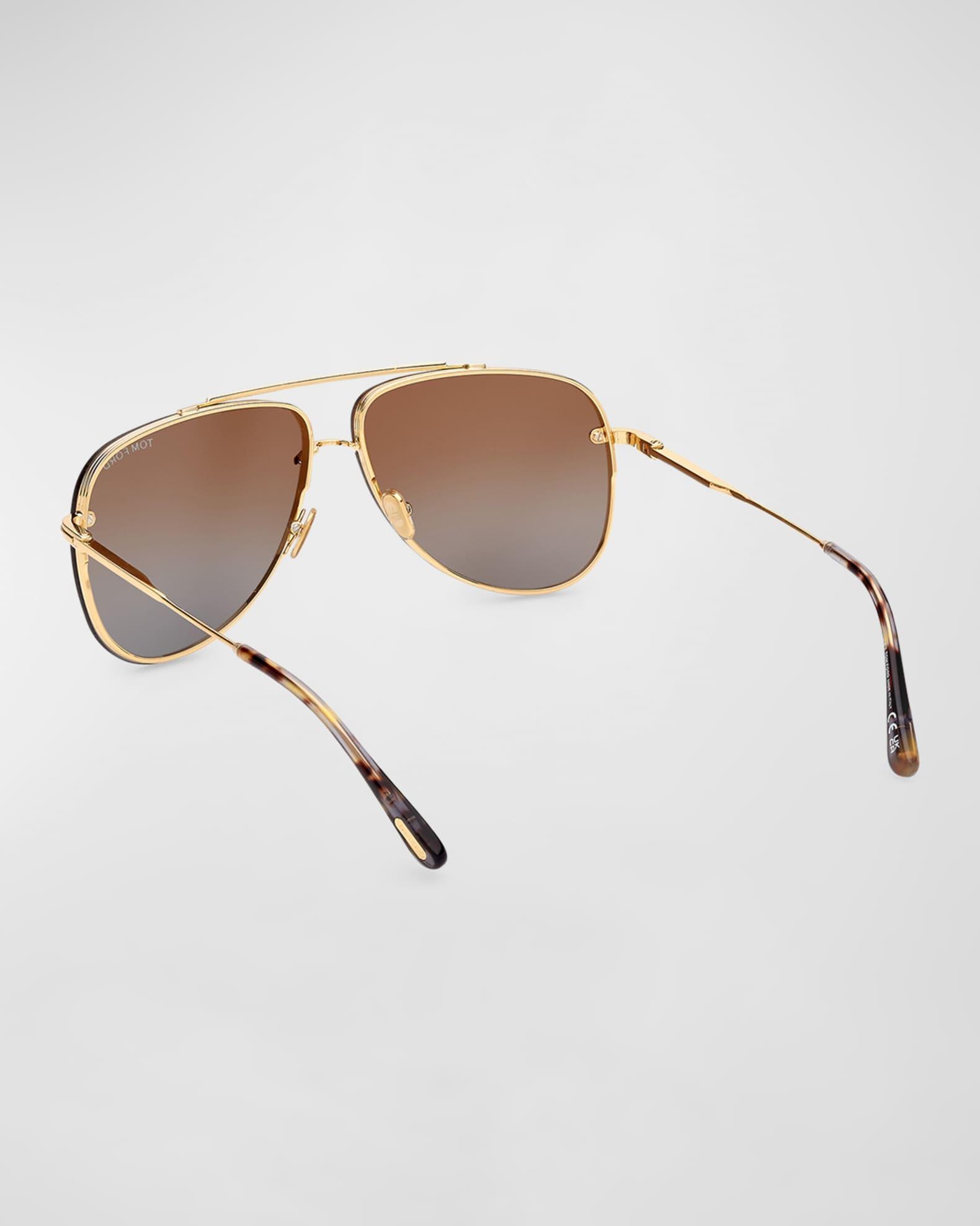 Men's Leon Metal Aviator Sunglasses Product Image