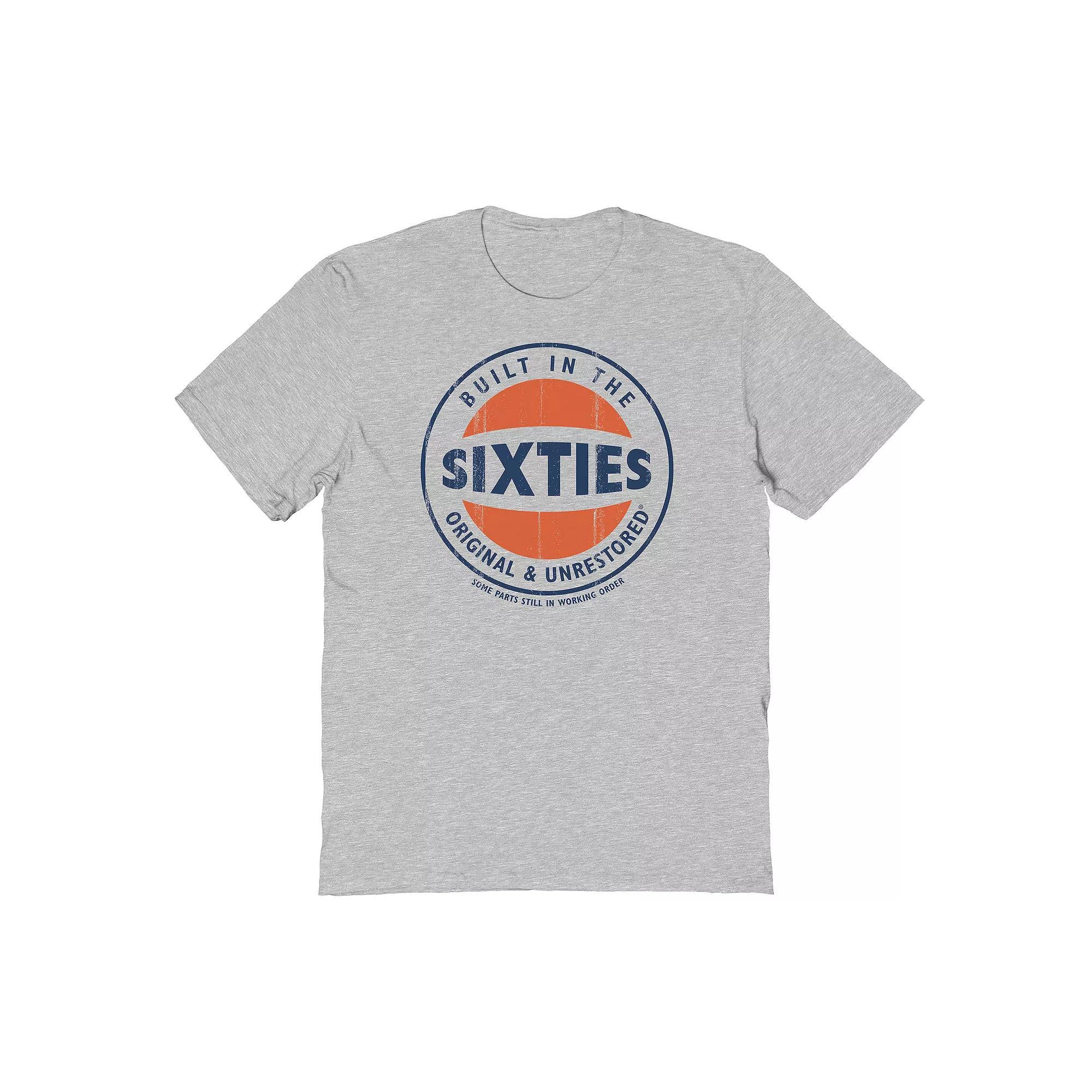Men's Original & Unrestored Iconic Sixties Graphic Tee, Size: Small, Sport Gray Product Image